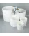 Коробка оксамит 20*20 біла 4446 