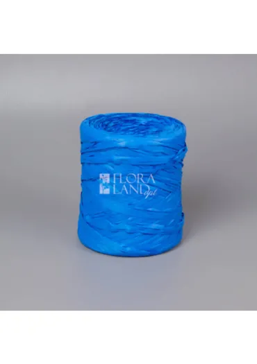 Стрічка рафія синя 